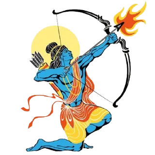 🚩 emoji Shri Ram Mandir • @Hindu @HinduStickers_HinduStuff Telegram sticker 20 of 52
