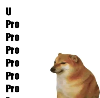 😢 emoji Doge of @activeartist Telegram sticker 16 of 49