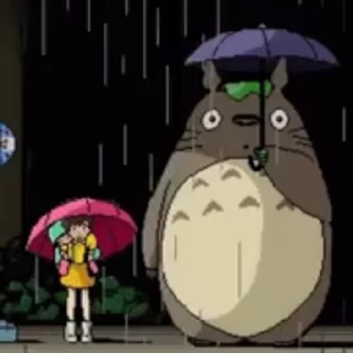 ☔️ emoji Studio Ghibli Telegram sticker 5 of 50