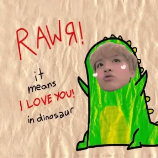 🦖 emoji rαwr ver nct dreαm ∷ @SPOILEDKIDS Telegram sticker 5 of 7