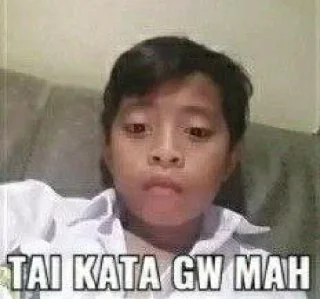 🐒 emoji ini namanya meme Telegram sticker 12 of 50