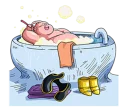 🛀 emoji DRAGONBALL Z BOO Telegram sticker 13 of 41