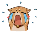 😭 emoji Sumo Cat @tikelku Telegram sticker 20 of 41