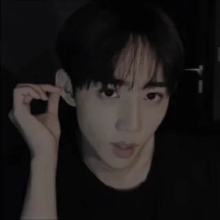 🕳 emoji kim sunwoo vlive @HACHIKYUALA Telegram sticker 20 of 50