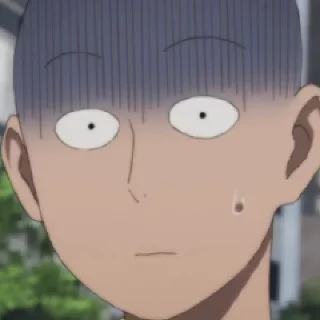 😰 emoji One Punch Man Telegram sticker 7 of 17