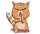 😦 emoji Sumo Cat @tikelku Telegram sticker 6 of 41
