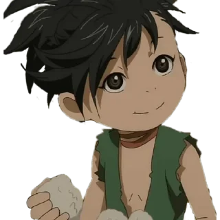 🙂 emoji Dororo • @AnimeCrunch_Stickers Telegram sticker 8 of 70