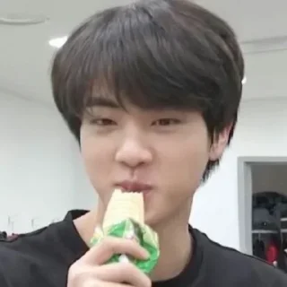 🥪 emoji seokjin kim @stikeraibkpop Telegram sticker 11 of 50