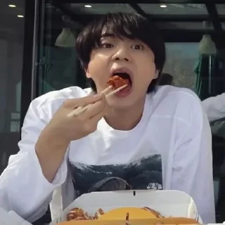 🥪 emoji seokjin kim @stikeraibkpop Telegram sticker 2 of 50