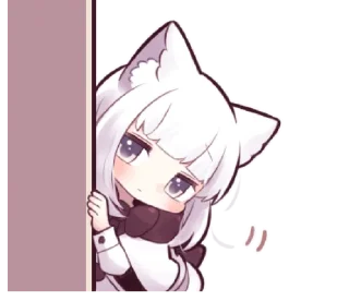 Sticker from ᭝݊Little wolf girl ⵓ @nyawrwar ⿴༘͜᭼̣ꪆ