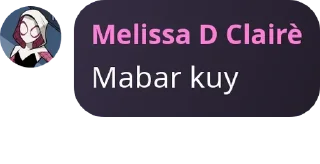 🤡 emoji Melissa sedang mengetik.... Telegram sticker 3 of 11