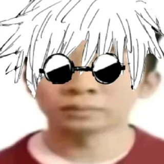 😎 emoji @haihai355 沙雕表情包 Telegram sticker 10 of 21