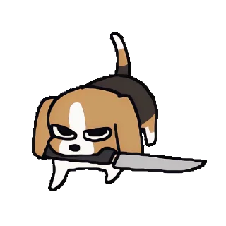🔪 emoji 暹罗厘普 动态版 更多贴纸在 @riridoafflinks Telegram sticker 17 of 33