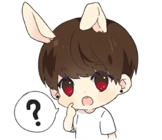 🤖 emoji tinybun boy with @sugarcunt Telegram sticker 6 of 40