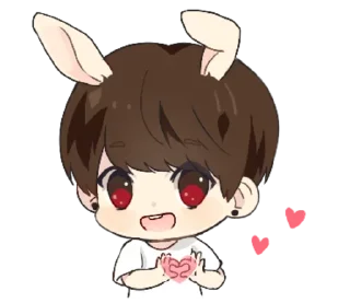 🤖 emoji tinybun boy with @sugarcunt Telegram sticker 17 of 40