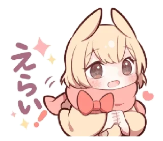 🐰 emoji 🐇  @wittlebears 、 @kookoland  ꜝꜝ ฺ⭒ Telegram sticker 23 of 40