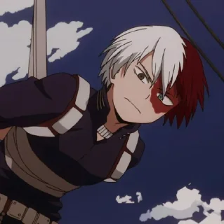 Sticker from @STIKERANIMEX ➖ TODOROKI SHOUTO