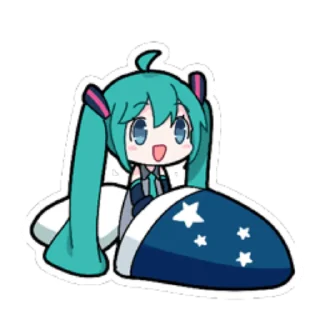 🥱 emoji 初音未来2020 @mikupictures Telegram sticker 10 of 16