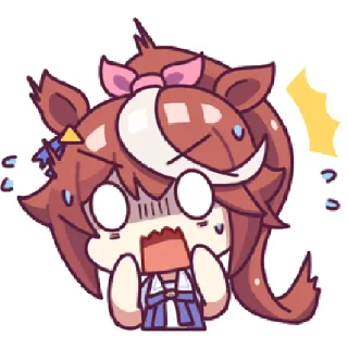 😱 emoji 马娘第二期 @zhaxia_cn Telegram sticker 17 of 70