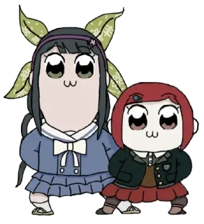 Sticker from Pop Team Epic Universe