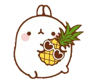 Sticker from Molang 💭 ㅡ by @taerastickers