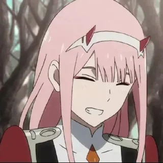 😄 emoji @otakuxchatz Zerotwo pack by Jin Kazama Telegram sticker 10 of 28