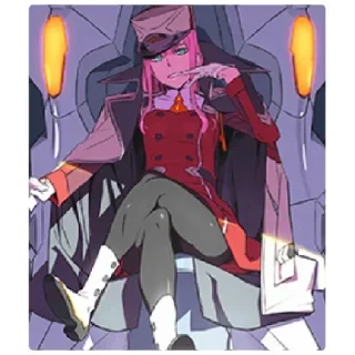 👸 emoji @otakuxchatz Zerotwo pack by Jin Kazama Telegram sticker 4 of 28