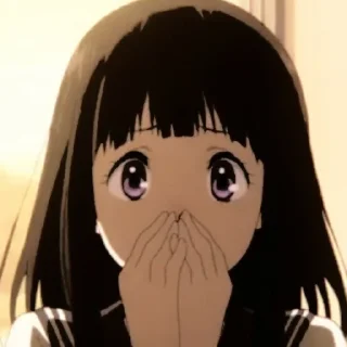🥺 emoji chitanda eru @TikelAnimeXixixi Telegram sticker 12 of 20