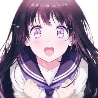 🤩 emoji Eru chitanda @animestickerchannel Telegram sticker 21 of 50