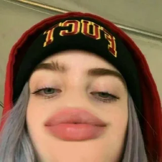 🤢 emoji Billie eilish Telegram sticker 17 of 21