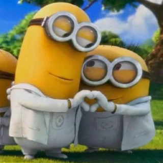 🙏 emoji minion Telegram sticker 9 of 11