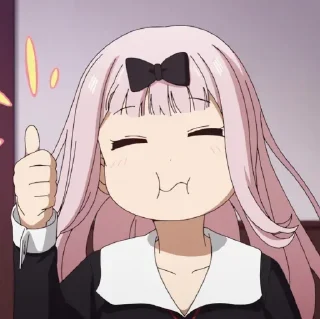 👍 emoji Love Is War // @Animes_Sticker // Telegram sticker 18 of 63