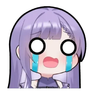 😭 emoji Licht Face 2 Telegram sticker 5 of 79