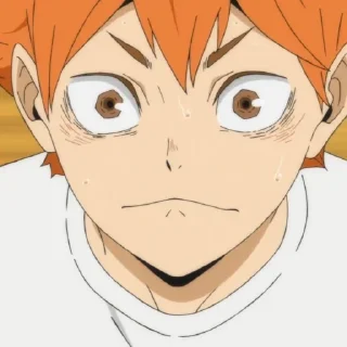 ☀️ emoji Hinata shoyo @anime_stickersidn Telegram sticker 7 of 120