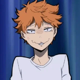 ☀️ emoji Hinata shoyo @anime_stickersidn Telegram sticker 8 of 120