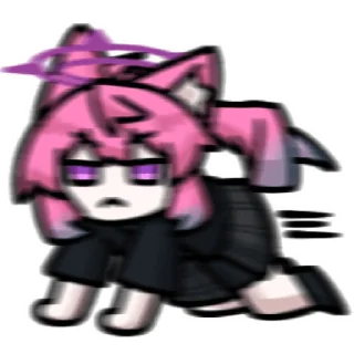 🫥 emoji 趴崽 01 @zhaxia_cn Telegram sticker 1 of 64