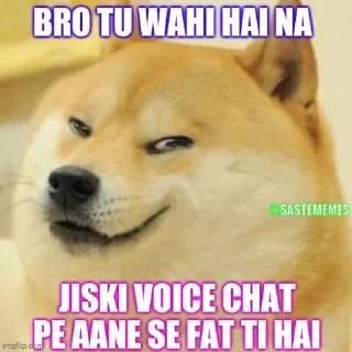 😊 emoji Cheems by YASH Telegram sticker 17 of 117