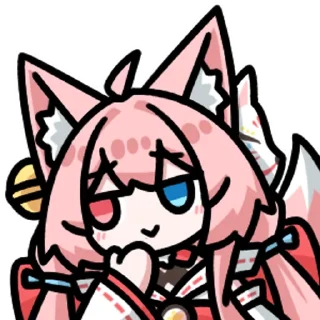 😄 emoji 长门狐狐 @zhaxia_cn Telegram sticker 22 of 33
