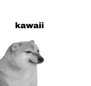💀 emoji Otaku doge Telegram sticker 13 of 41