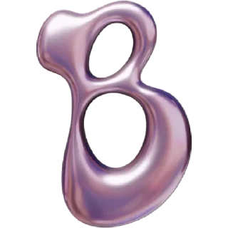 Sticker from huruf alphabet