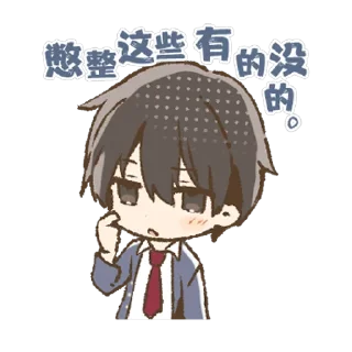 😓 emoji 天使大人（抽象） @MoeStickers0721 Telegram sticker 5 of 38