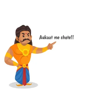 😤 emoji Duryodhan ka hak h bs Telegram sticker 6 of 15