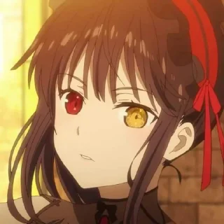 ❤️ emoji Kurumi Tokisaki @AnimStick Telegram sticker 19 of 45