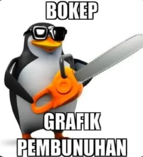 🌟 emoji Pinguin Pekob @fforceji Telegram sticker 6 of 52