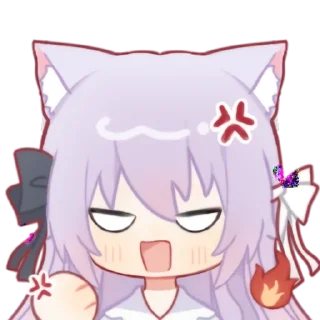 😠 emoji 绫月乃萝Vol.1(@rengeSticker) Telegram sticker 22 of 119