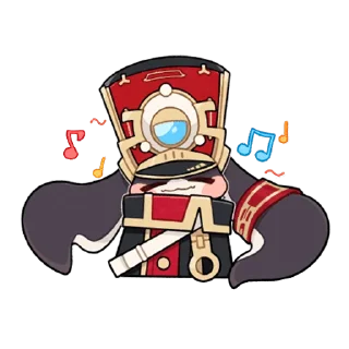 🎶 emoji 崩壞 - 星穹鐵道：帕姆 Telegram sticker 7 of 33