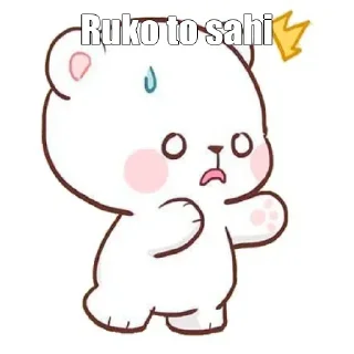 😅 emoji Milk & Mosha Telegram sticker 19 of 83