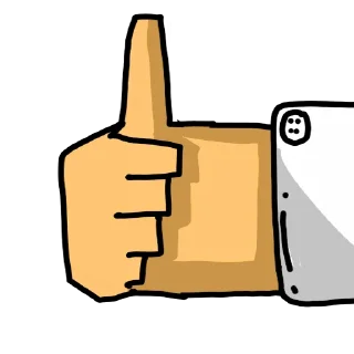 👍 emoji Da Dumb Doodle Telegram sticker 11 of 12
