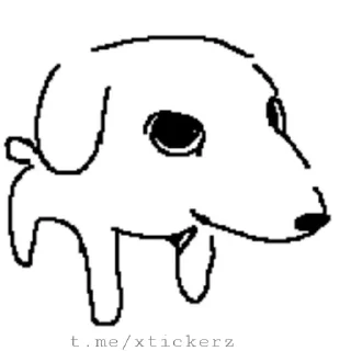 🐶 emoji Doodle ↭@xtickerz Telegram sticker 24 of 81