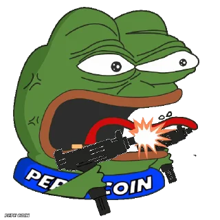 😤 emoji PEPE THE COIN Telegram sticker 16 of 20